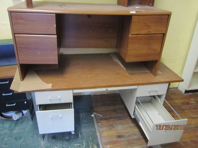Lot of desks and hutches...