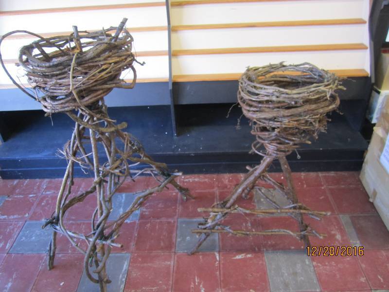 2 Vine planters...