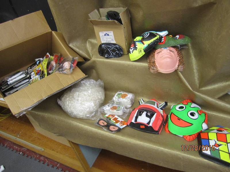 Box of masks and disguises...