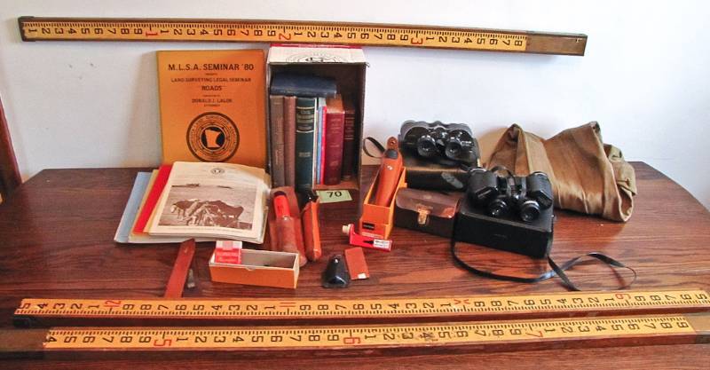 lot 70 image: land survey items