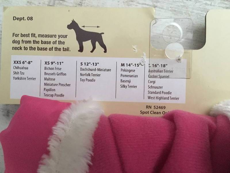 4 small pet coats