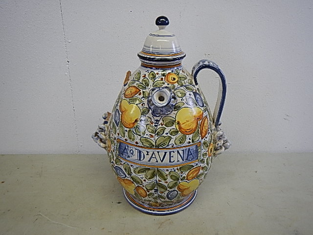 Large Italian Stoneware Water Cooler (As Is)