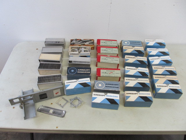 Large Lot of Airequipt Slide Magazines etc