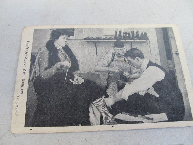 Early 1900s Comical Photo Postcards
