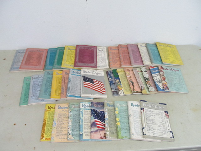 Large Lot of 1930s-40s Readers Digest Books