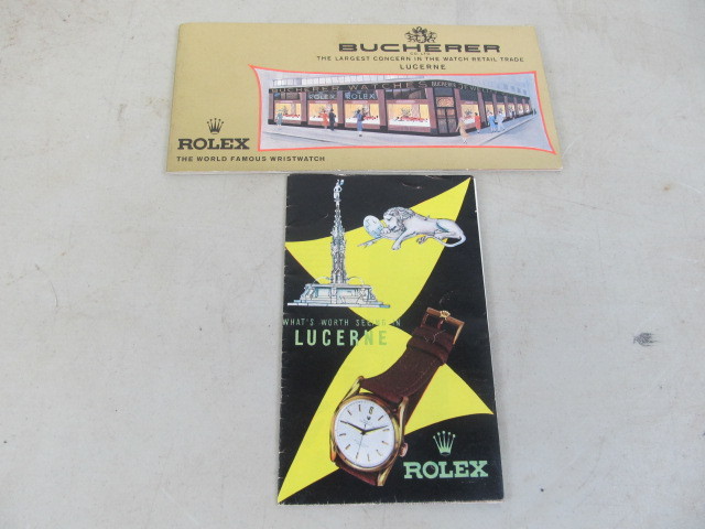 Vintage Rolex Brochures