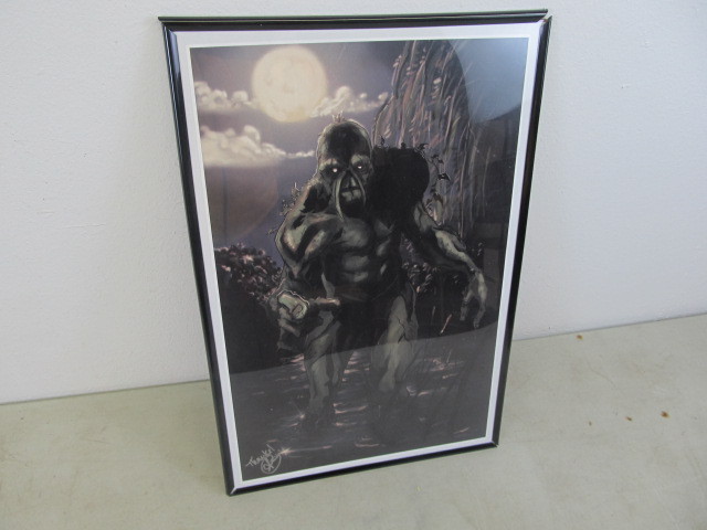 Artist signed Swamp Thing Art Print