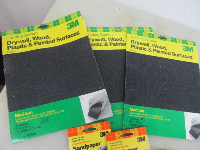 Large Lot of Unused Sandpaper