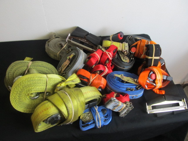 Large Lot of 25 Tow Straps