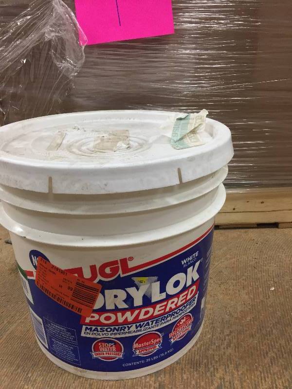 lot 1 image: DRYLOK White Powdered Masonry Waterproofer Model#  00542  New