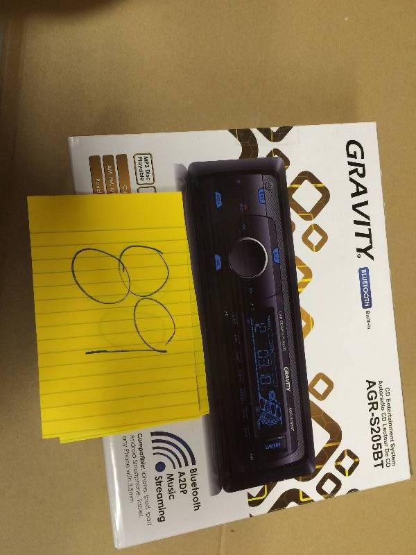 lot 89 image: Gravity Bluetooth AGR-S205BT Car Stereo New