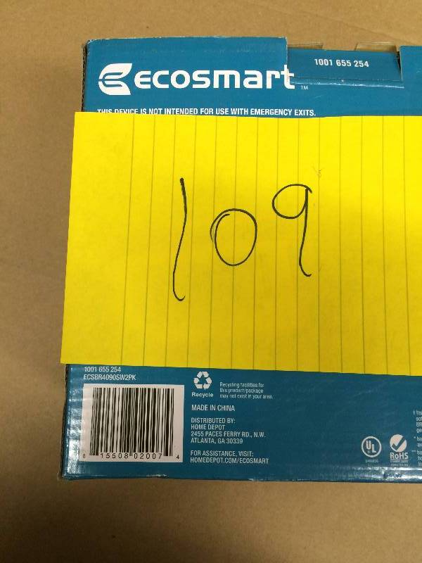 lot 109 image: EcoSmart Lightbulbs LED Flood Light Bulbs