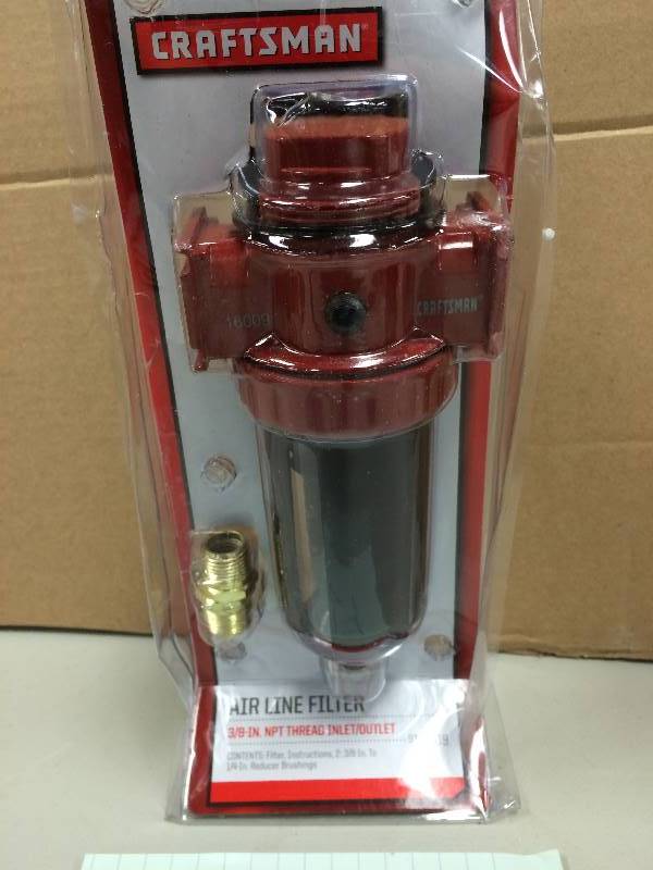 lot 29 image: Craftsman Air Line Filter 3.8 in