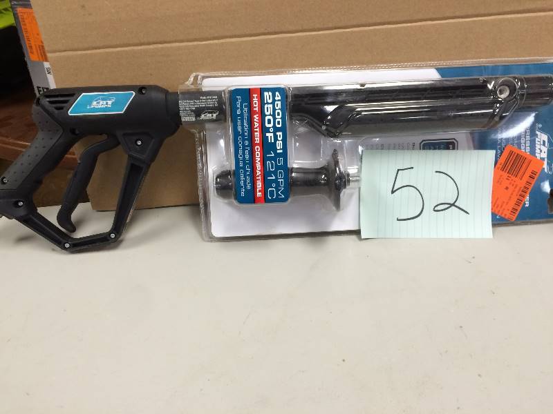 lot 52 image: CatPump Preassure Washer Trigger Gun never used