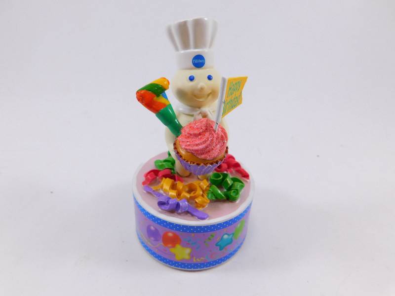 lot 56 image: Pillsbury Doughboy Music Box Figurine