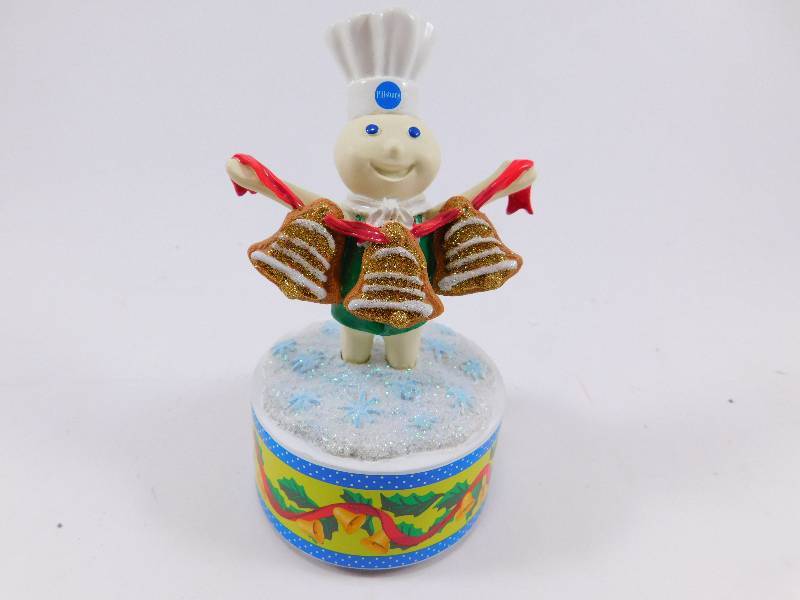 lot 57 image: Pillsbury Doughboy Music Box Figurine
