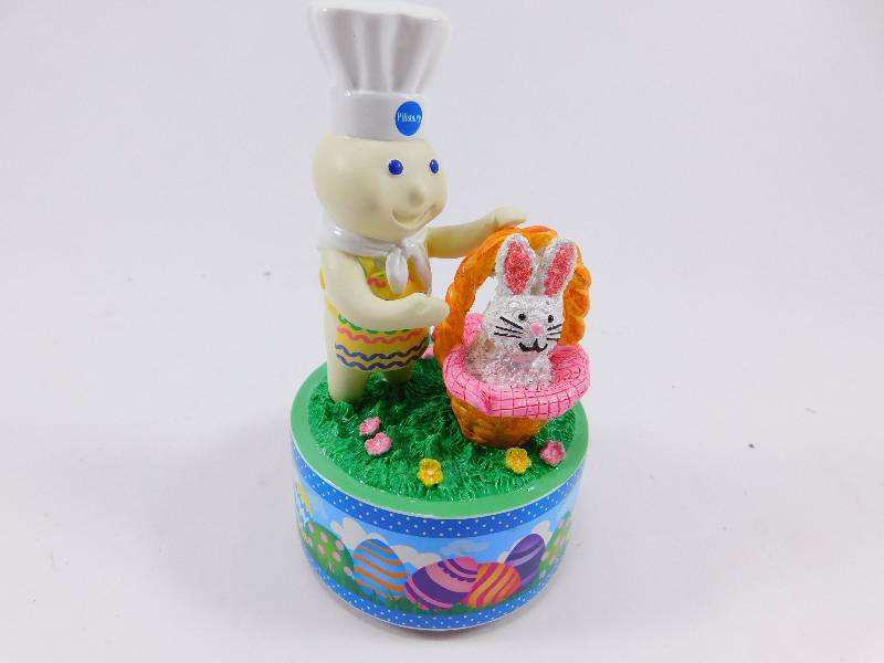 lot 59 image: Pillsbury Doughboy Music Box Figurine