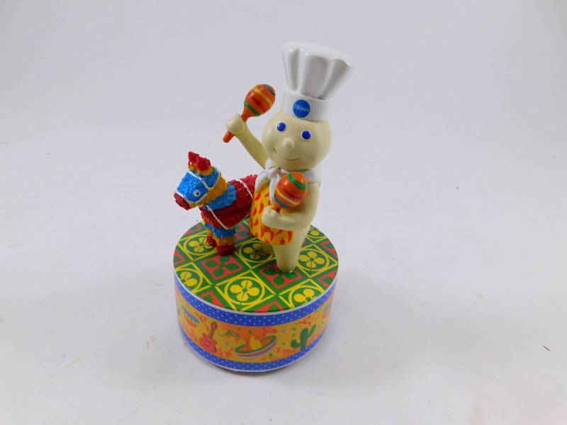 lot 66 image: Pillsbury Doughboy Music Box Figurine