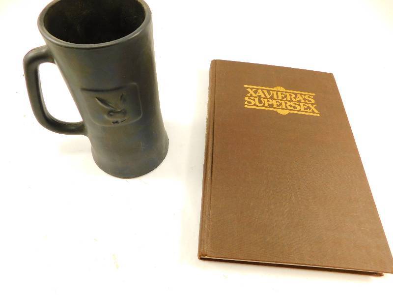 lot 17 image: Xavieras Supersex Book and Vintage Playboy Mug