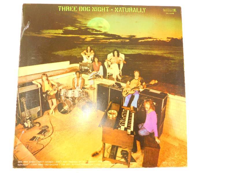 lot 24 image: Three Dog Night - Naturally Vinyl Record Album