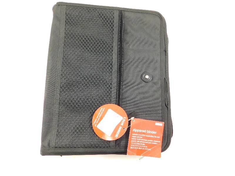 lot 35 image: New Zippered Binder