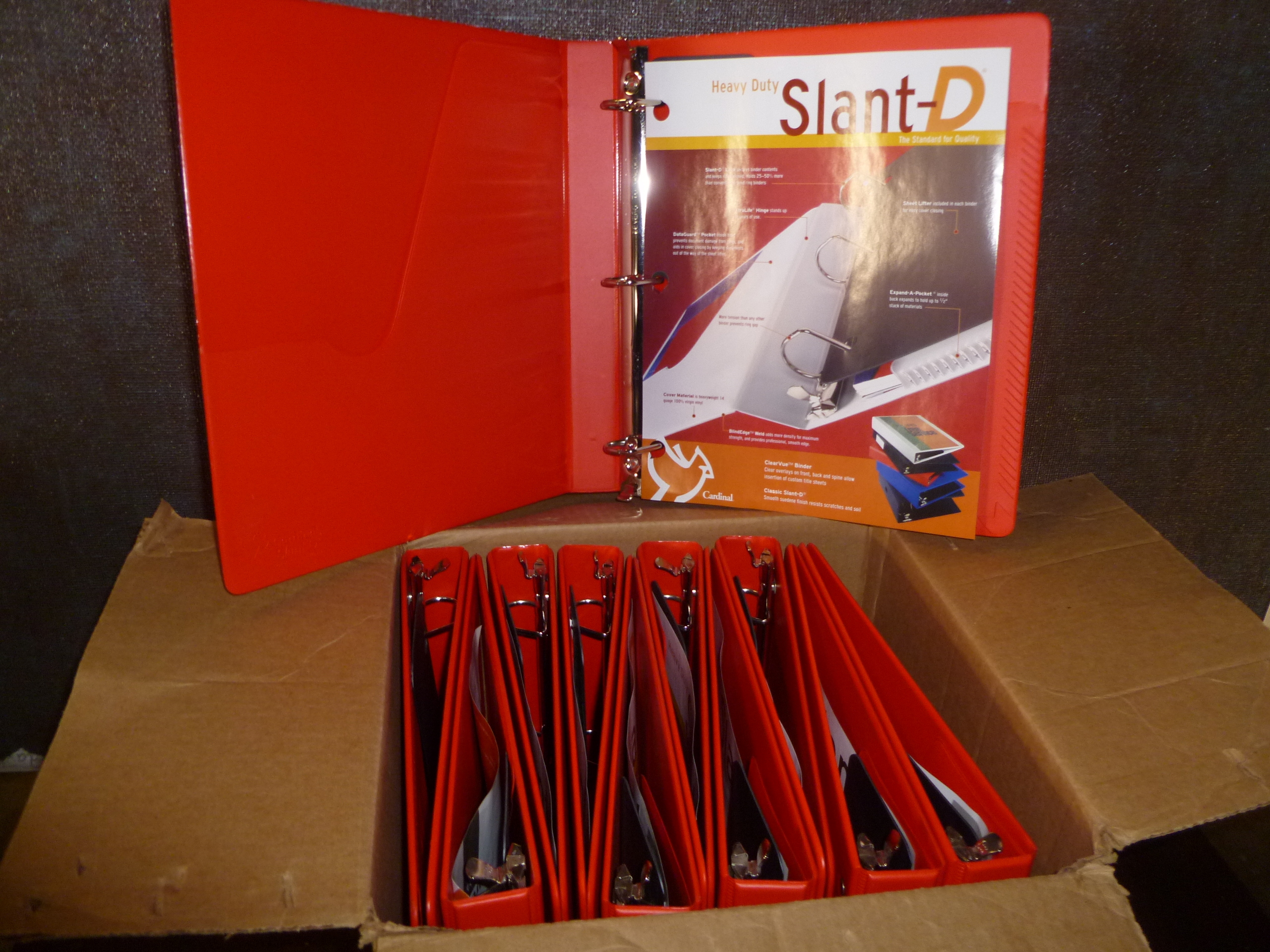 Box of NEW View Binders