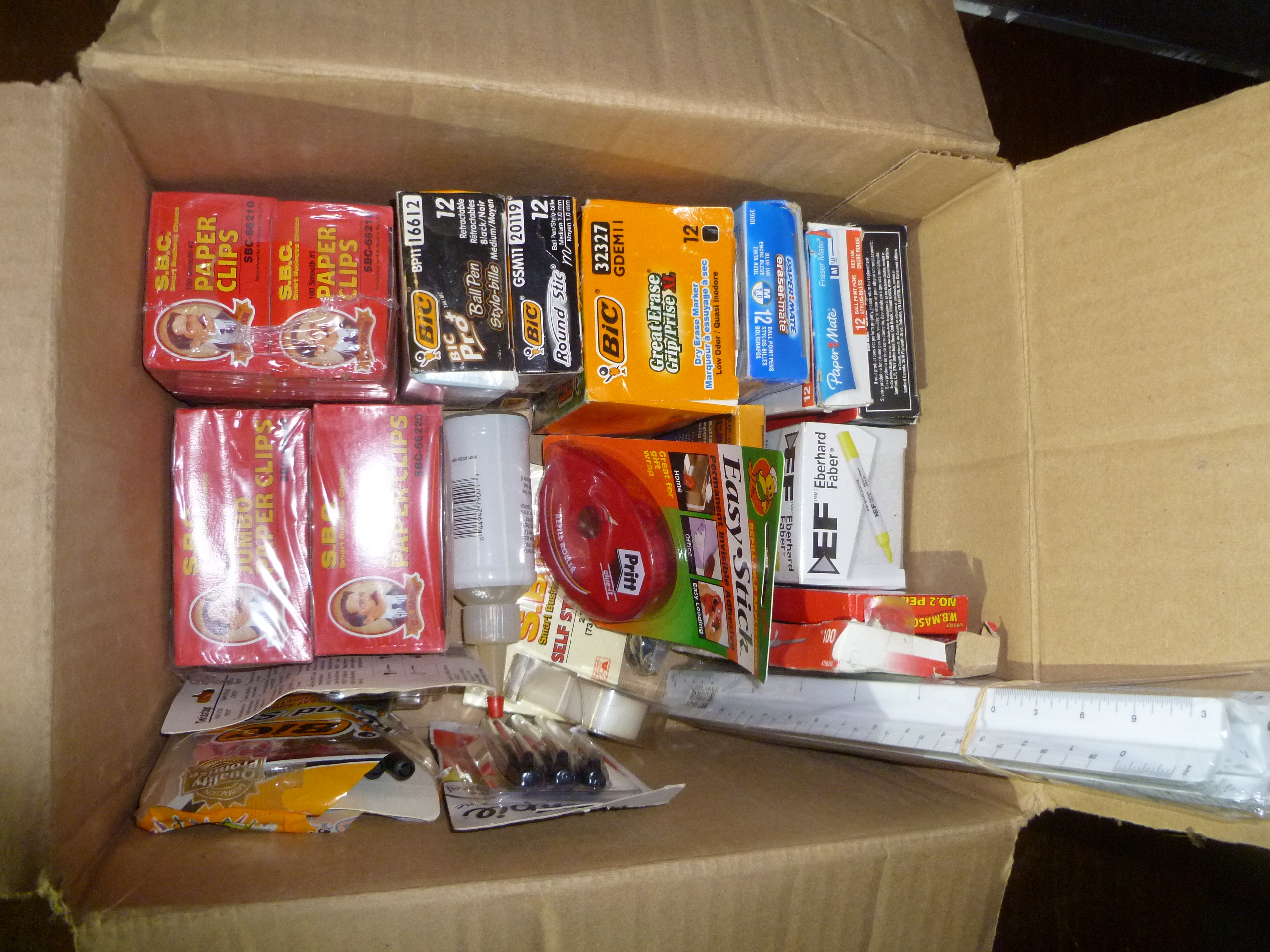 Box of Office Supplies
