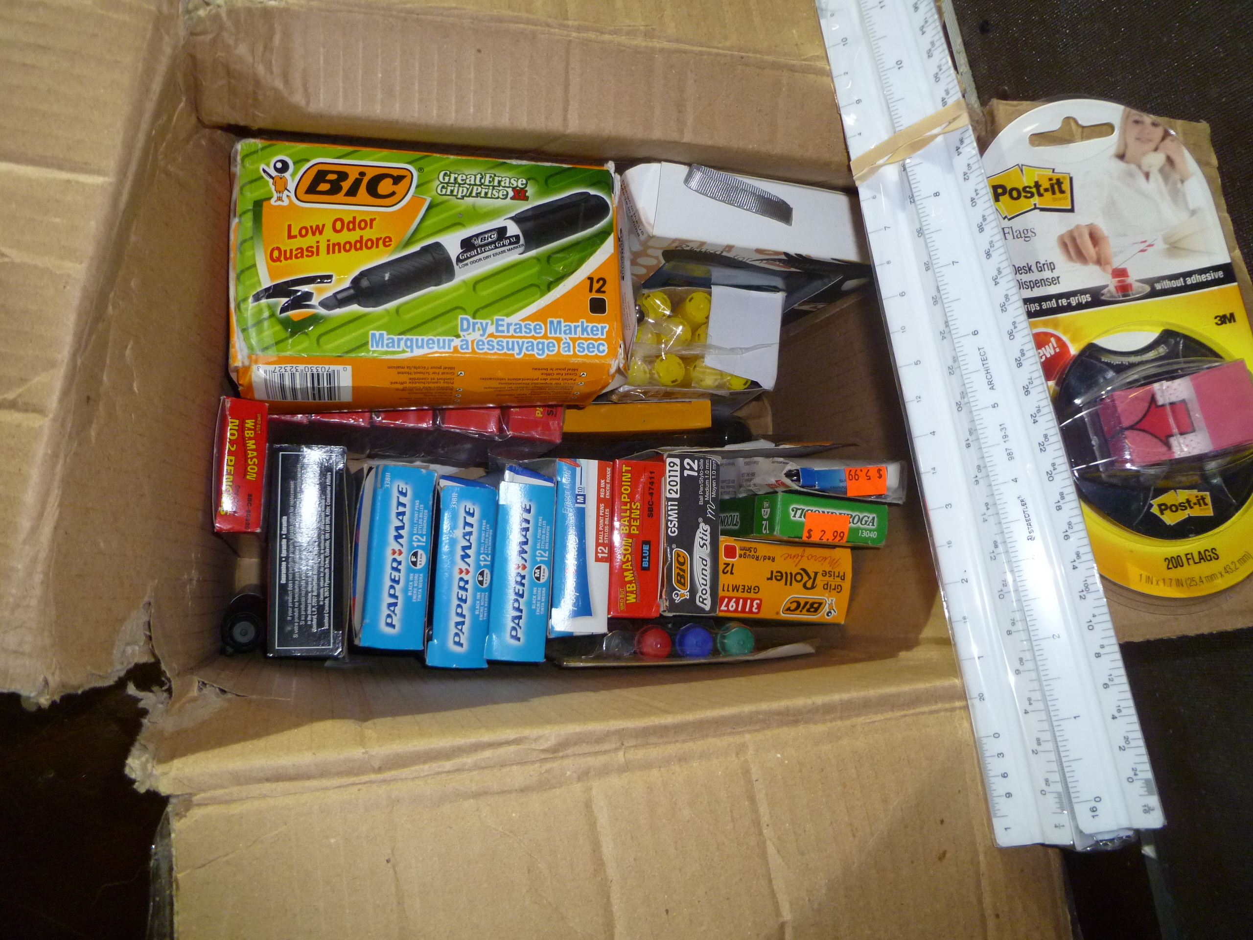 Box of Office Supplies
