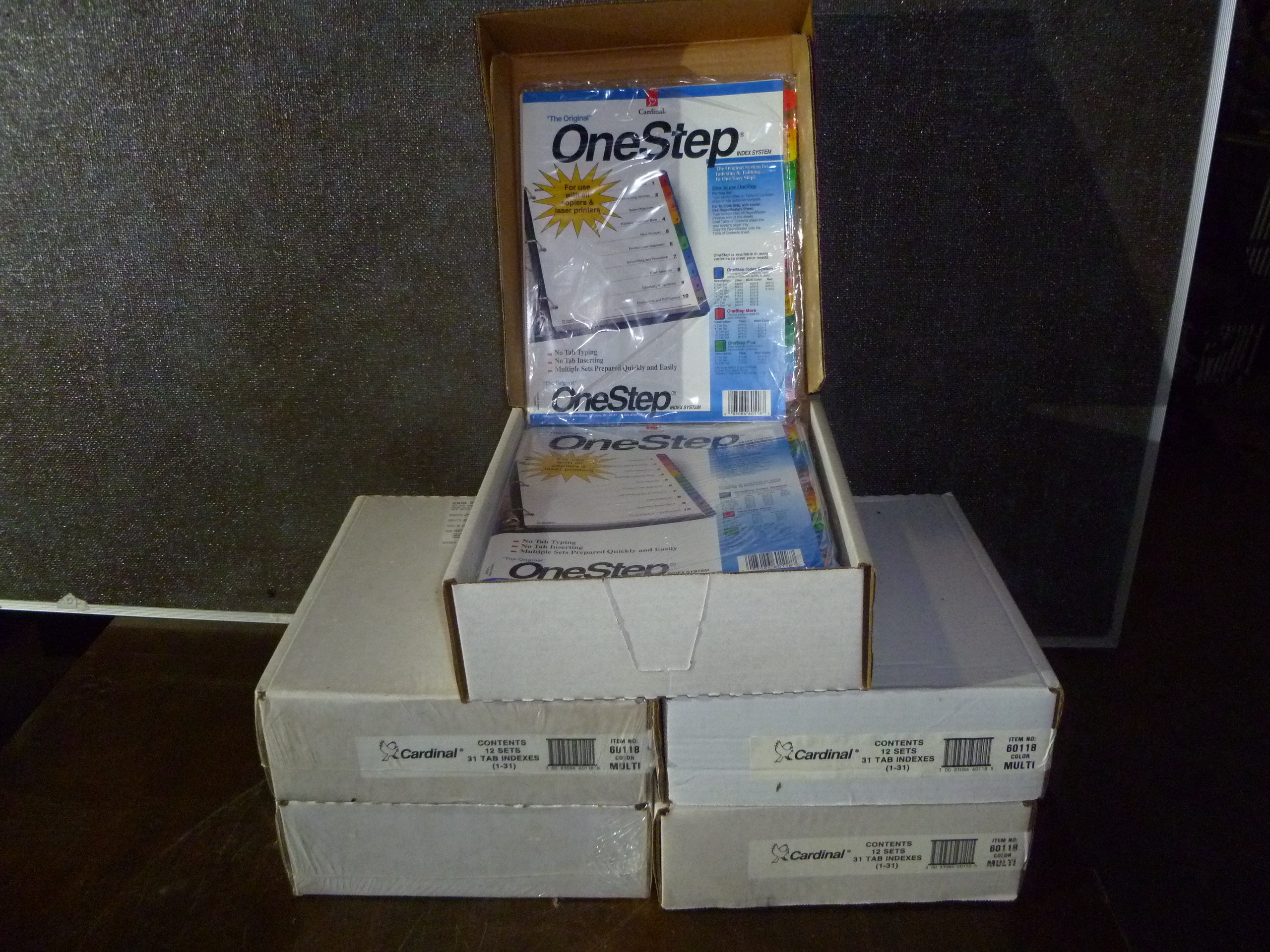 Case of 5 boxes of 12 each, 31 Tab Indexes