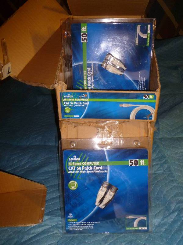 2 Cases NEW CAT5e Patch Cords