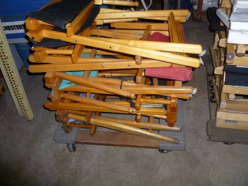 Stack of Directors Chairs