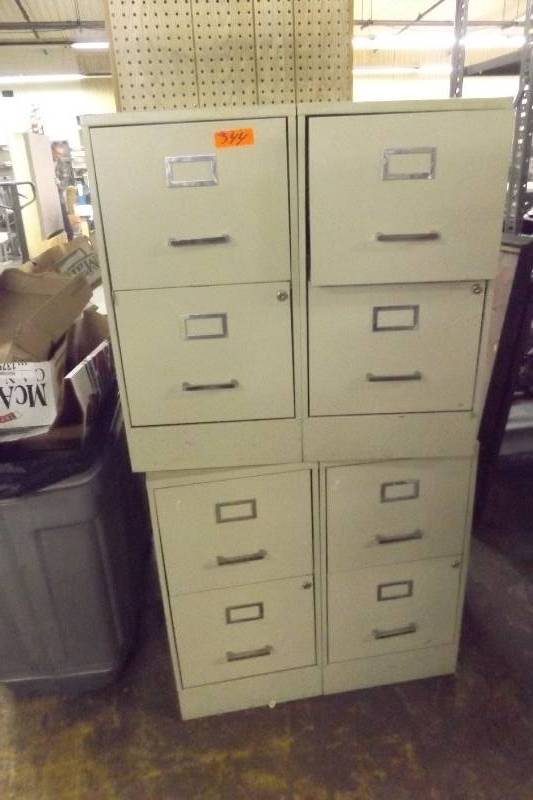 Filing Cabinets and Display Shelf