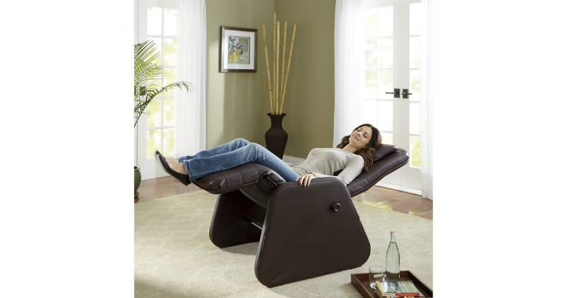lot 59 image: Full-Recline Zero Gravity Chair wit...