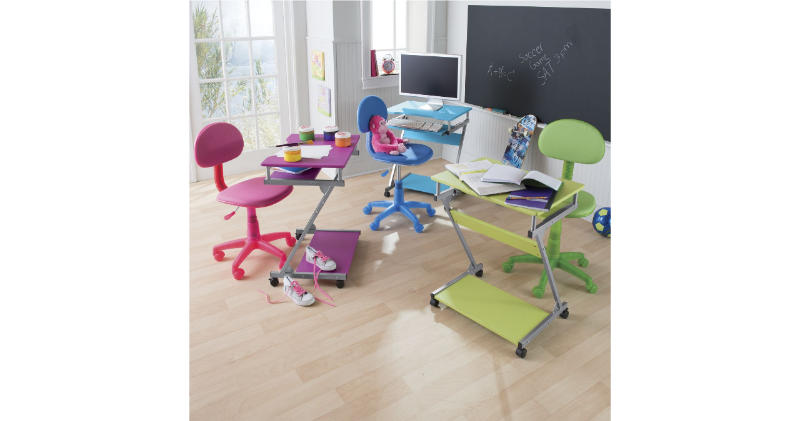 lot 117 image: Compact Desk Magenta open box Retai...