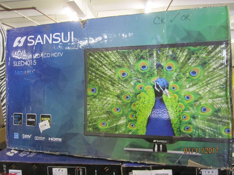 lot 51 image: 40 inch LED HDTV by Sansui SLED4015...