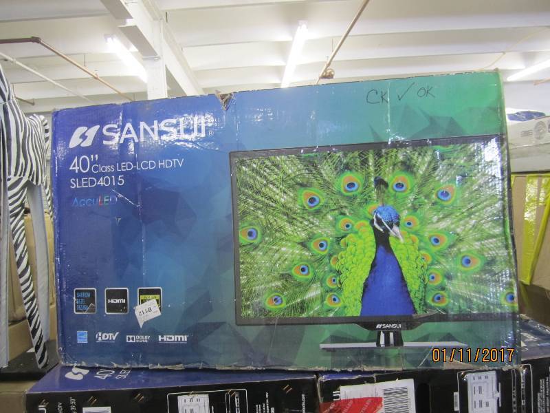 lot 52 image: 40 inch LED HDTV by Sansui SLED4015...