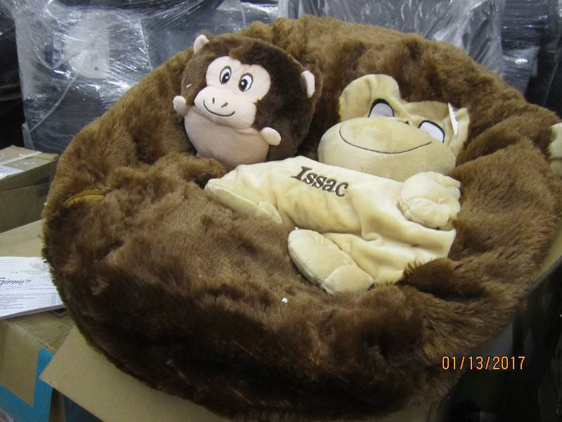 lot 123 image: Personalized Bean Chair with buddy,...