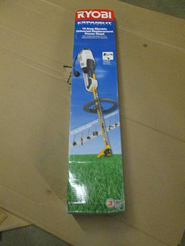 lot 5 image: Ryobi 10 amp elecctric power head c...