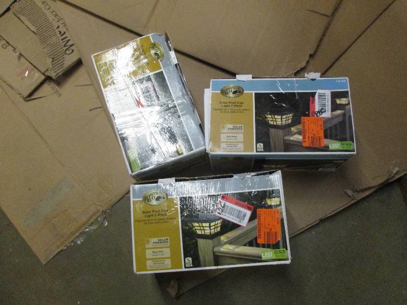 lot 11 image: 3 hampton bay 2- packs of LED solar...