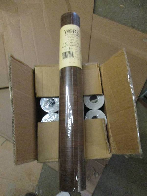 lot 18 image: 1 case of 12 rolls of york wallcove...
