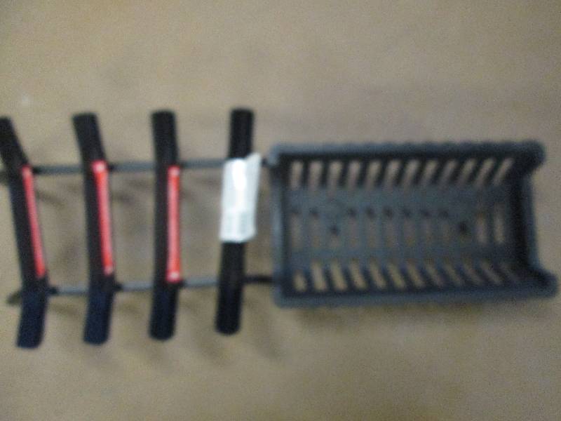 lot 55 image: 2 metal grates for wood burning bot...