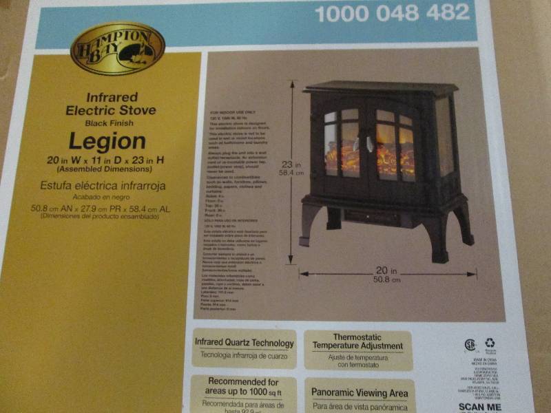 lot 63 image: Hampton Bay infrared electric stove...