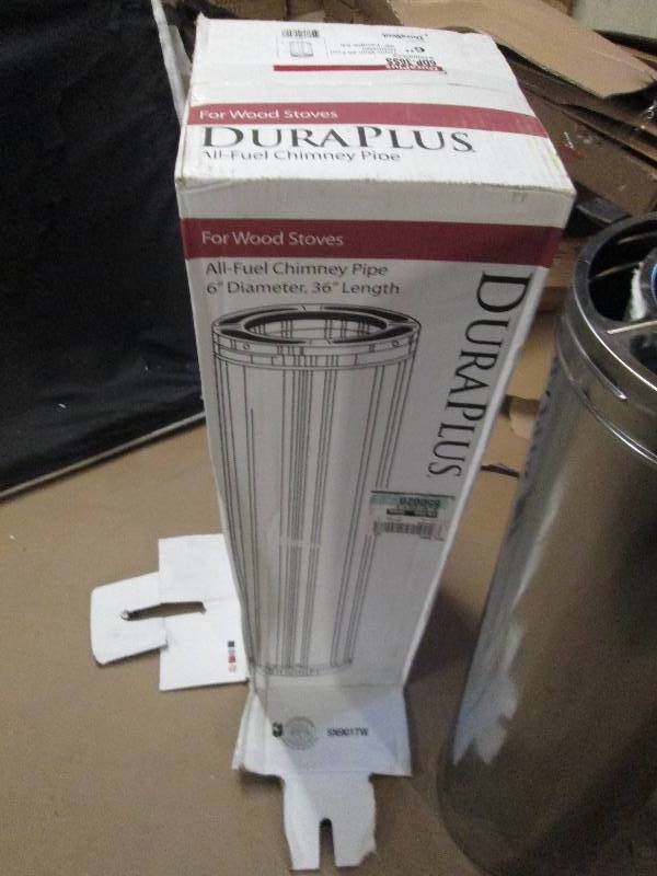 lot 67 image: 1 dura plus for wood stoves 6 inch...
