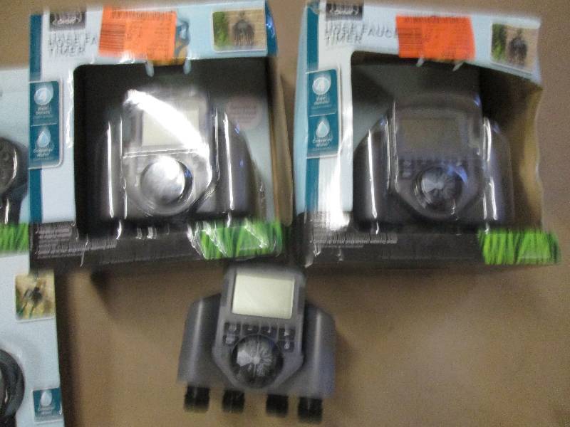 lot 75 image: hose faucet timer lot 3 -1 dial 4 o...