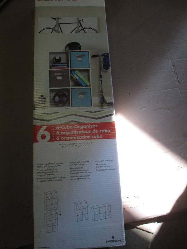 lot 88 image: closetmaid 6-cube organizer new nev...