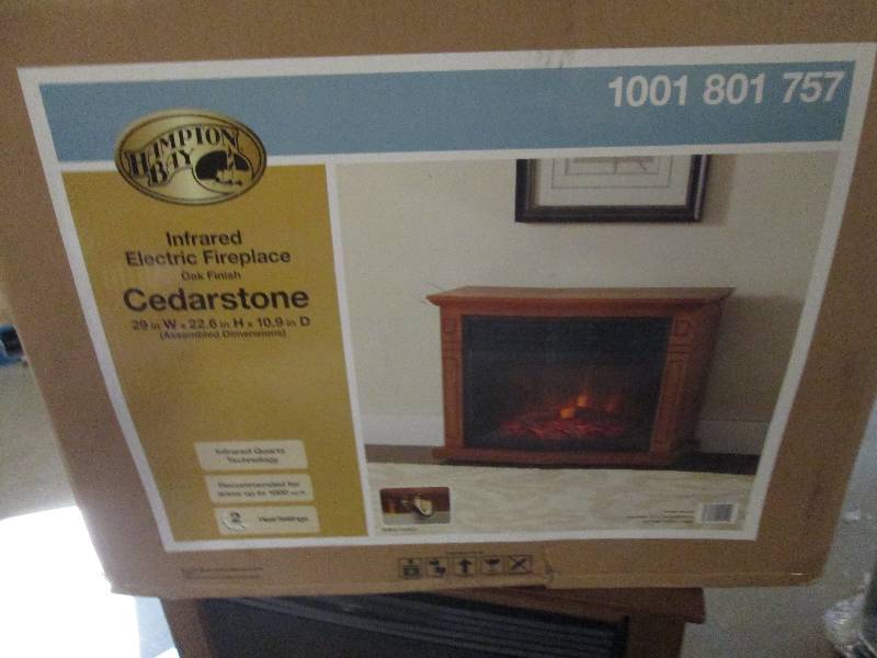 lot 97 image: Hampton Bay infrared electric firep...