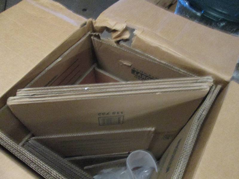 lot 113 image: home depot moving kit with boxes a ...