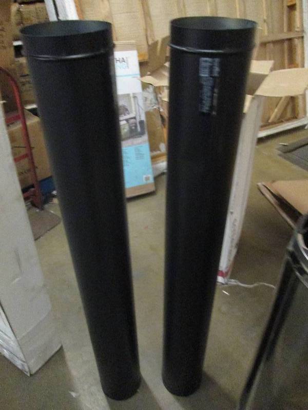 lot 116 image: chimmney lot 2 black single wall 48...