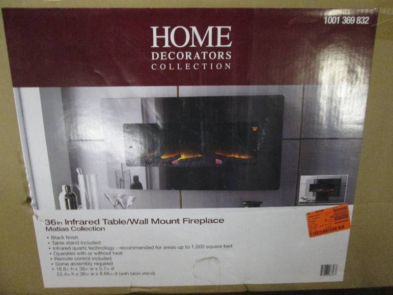lot 120 image: Home decorators 36 infrared table...