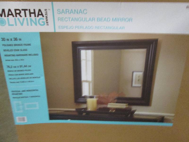 lot 167 image: Martha stewart living 30 x 36 sar...
